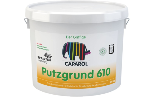 Putzgrund 610 SPRINTER für die kühle und feuchte Jahreszeit, Caparol