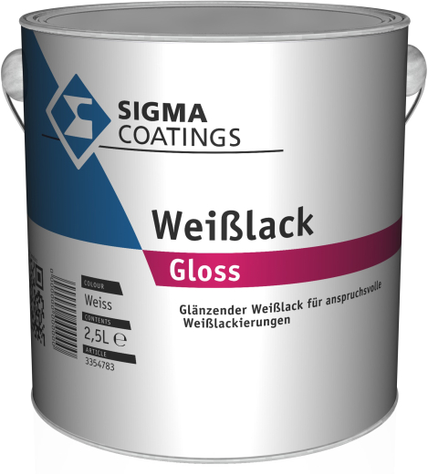 SIGMA Weißlack Gloss