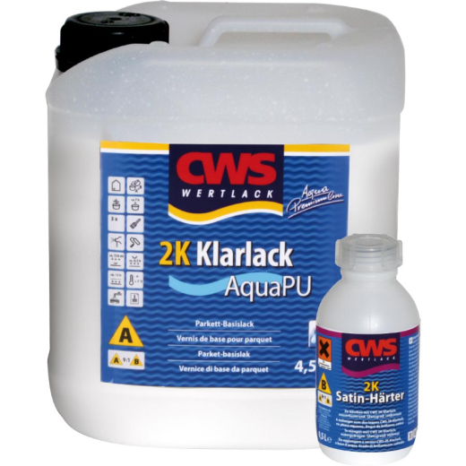 CWS 2K Klarlack Aqua PU satin, cd color