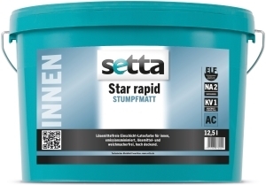 setta Star rapid STUMPFMATT Latexfarbe