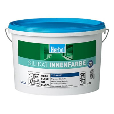Silikat Innenfarbe, Herbol