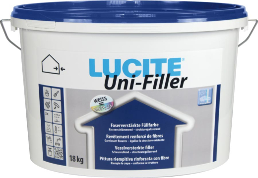 LUCITE Uni Filler, 18 kg, weiss, cd color