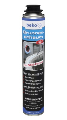 Brunnenschaum 1 Komponenten Polyurethanschaum, BEKO