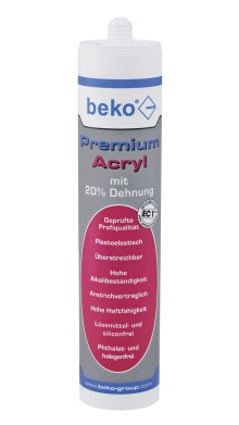 Premium-Acryl mit 20% Dehnung, beko