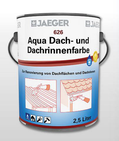 Aqua Dach und Dachrinnenfarbe 626, JAEGER