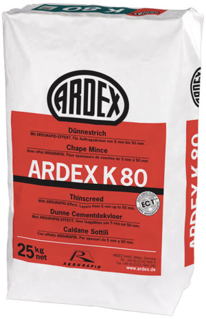 ARDEX K 80 Dünnestrich, 25 kg