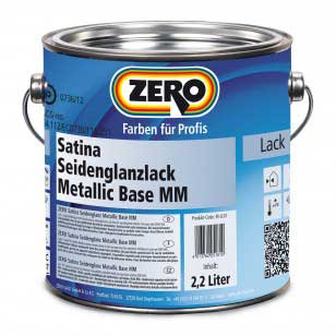 Satina Seidenglanzlack Metallic Base MM, Zero