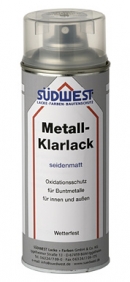 Metall Klar Lack, seidenmatt, 400 ml, Südwest