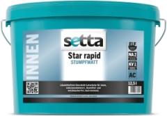 setta Star rapid, stumpfmatte Latexfarbe